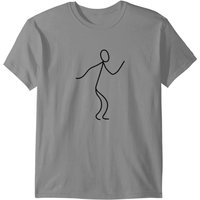 T-shirt pour hommes Stick Figure Party Music Dance Club