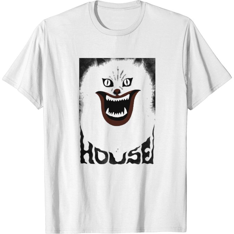 House Poster Tee Japanese Horror Movie 1977 T-shirt for Men