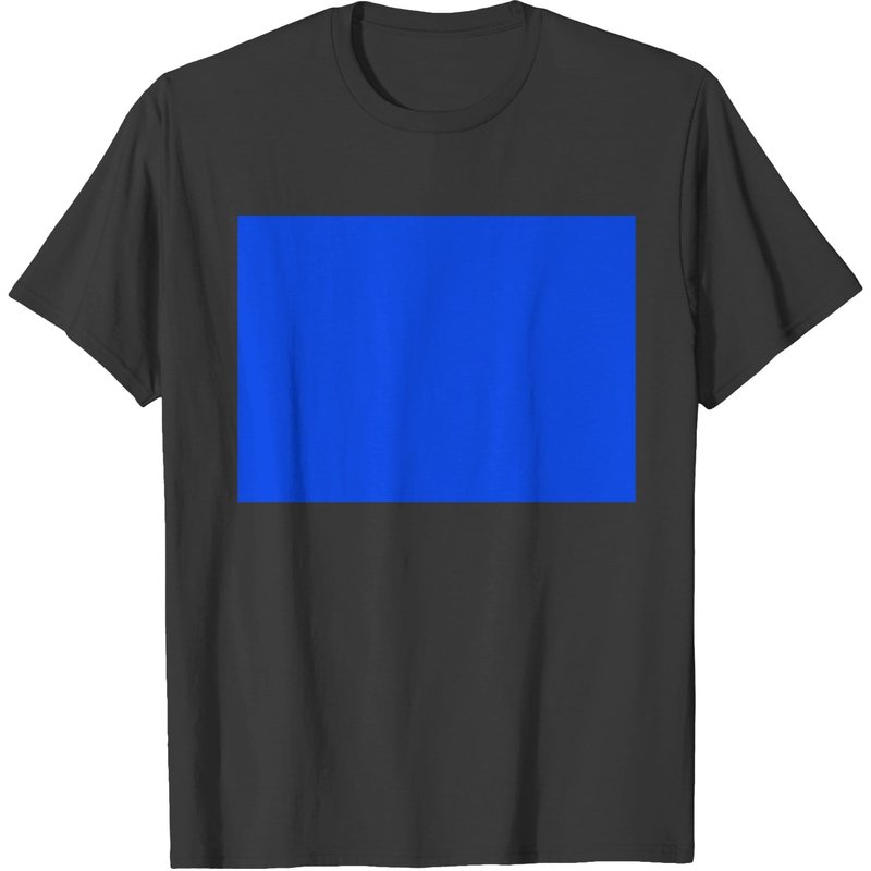 Blue Square Design T-Shirt for Men in Black — Mens T Shirts