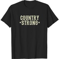T-shirt Country Strong pour hommes en noir — T-shirts pour hommes