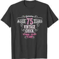 Vintage Chick Aged 75 Years T-Shirt for Men
