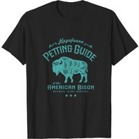 Bison Petting Guide Men's T-shirt by Bear & Blue
