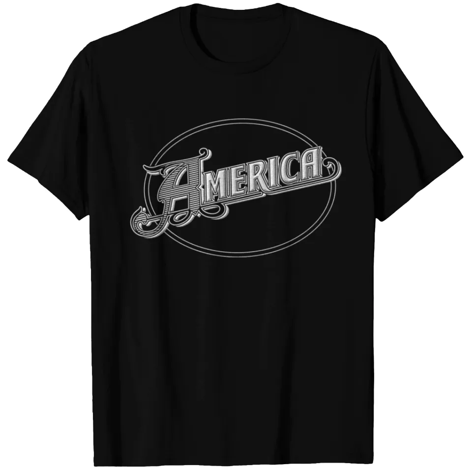 T-shirt pour hommes America Band en noir — T-shirts pour hommes