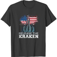 Release The Kraken American Edition T-Shirt for Men — Mens T Shirts