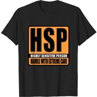 Highly Sensitive Person Men's T-Shirt in Black — Mens T Shirts
