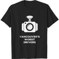 T-shirt pour hommes des pires conducteurs de Vancouver