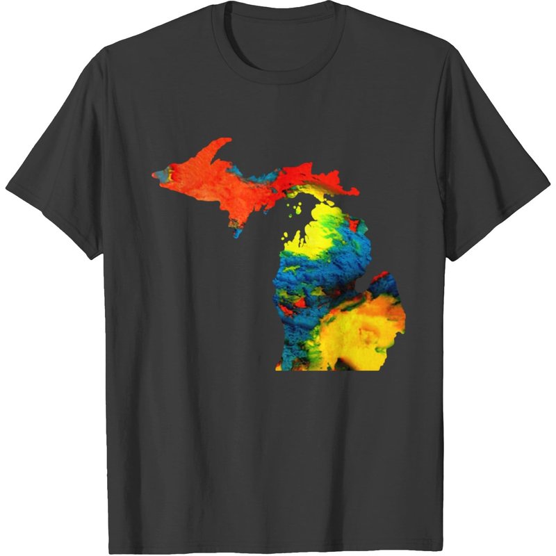 T-shirt Michigan Superman Ice Cream pour hommes — T-shirts pour hommes
