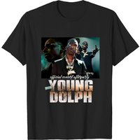 Rip Young Dolph T-Shirt for Men in Black