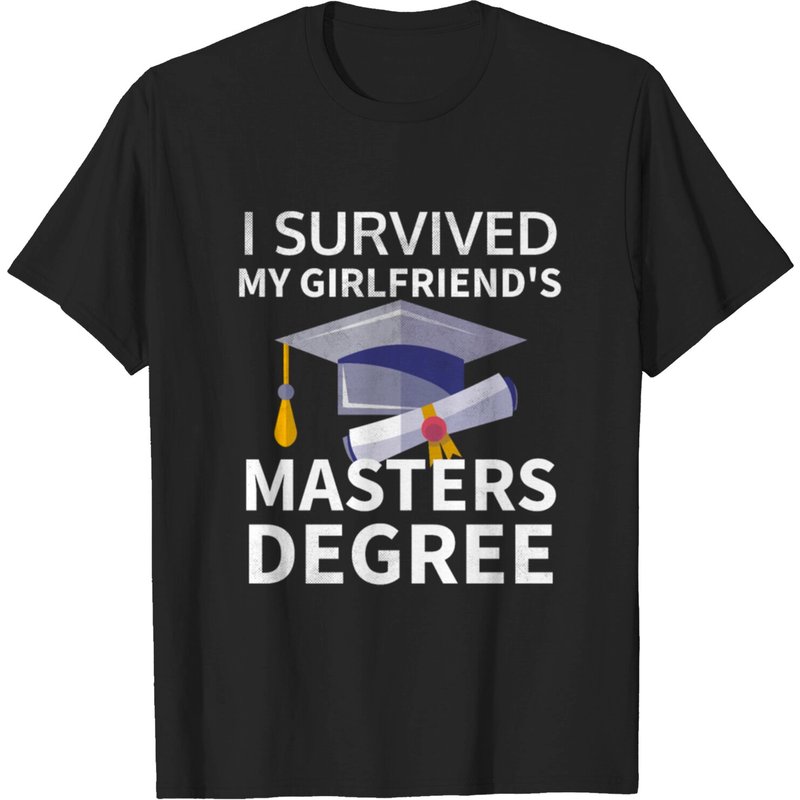 T-shirt Cadeaux de Diplôme de Maîtrise pour Hommes