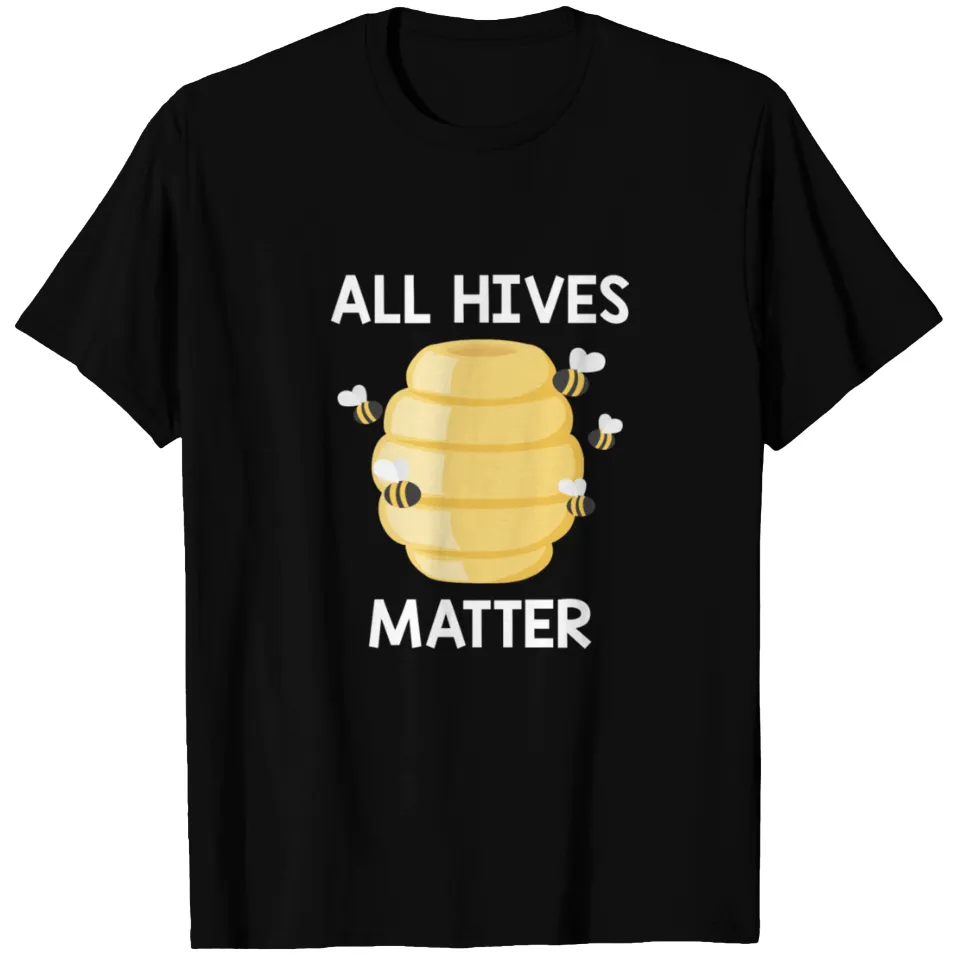 T-shirt All Hives Matter pour hommes en noir