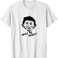 T-shirt Mad What Me Worry — T-shirts pour hommes