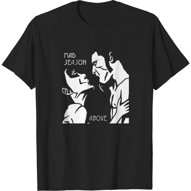 T-shirt Mad Season pour hommes en noir — T-shirts pour hommes