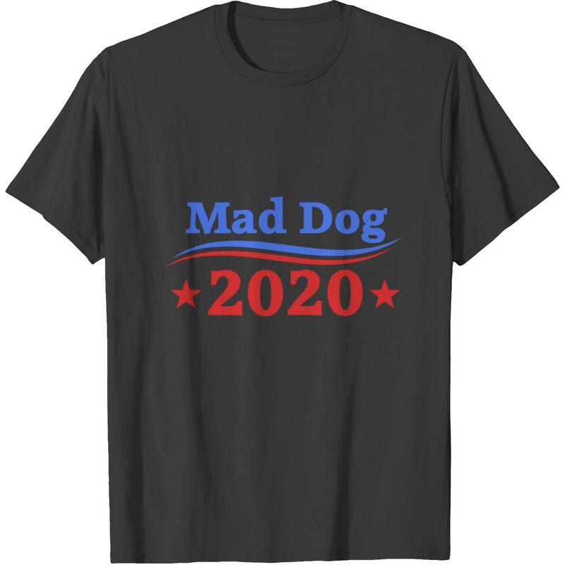 T-shirt Mad Dog 2020 pour hommes en noir — T-shirts pour hommes