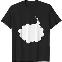 Thought Bubble All White T-Shirt for Men