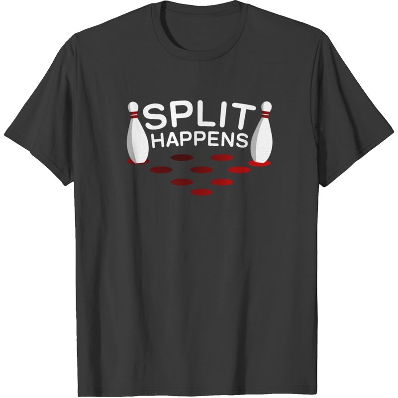 Split Happens Bowling T-Shirt for Men — Mens T Shirts