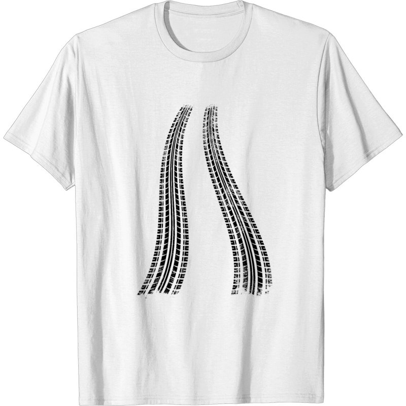 T-shirt Tyre Traces de pneus et marques de glissement pour hommes — T-shirts pour hommes