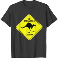 T-shirt No Kangaroos In Austria pour hommes — T-shirts pour hommes