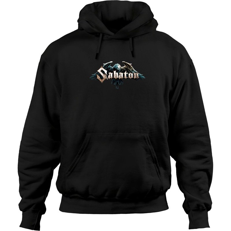 Hoodies Classiques de Sabaton pour Unisexe en Noir — Sweats à capuche pour hommes