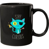 Stay Curious - Cats Ceramic Mug — Mugs & Tumblers