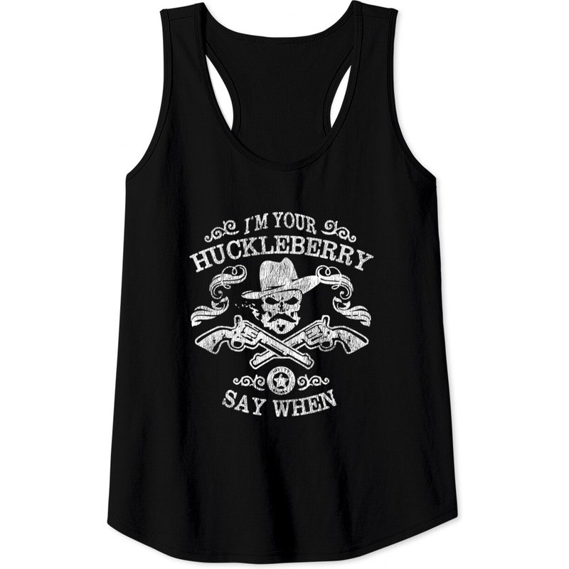 Je suis ton Huckleberry, dis quand - Tombstone - Débardeurs pour hommes — T-shirts pour hommes