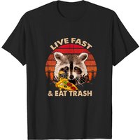 T-shirt Raccoon Eat Trash pour hommes