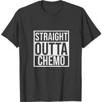 T-shirt Straight Outta Chemo Battle Survivor pour hommes — T-shirts pour hommes
