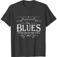 T-shirt Pure Blues pour hommes en noir — T-shirts pour hommes