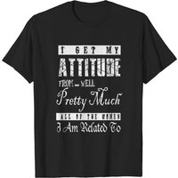 Je Tire Mon Attitude De Pratiquement Tout Le T-Shirt Pour Hommes — T-shirts pour hommes