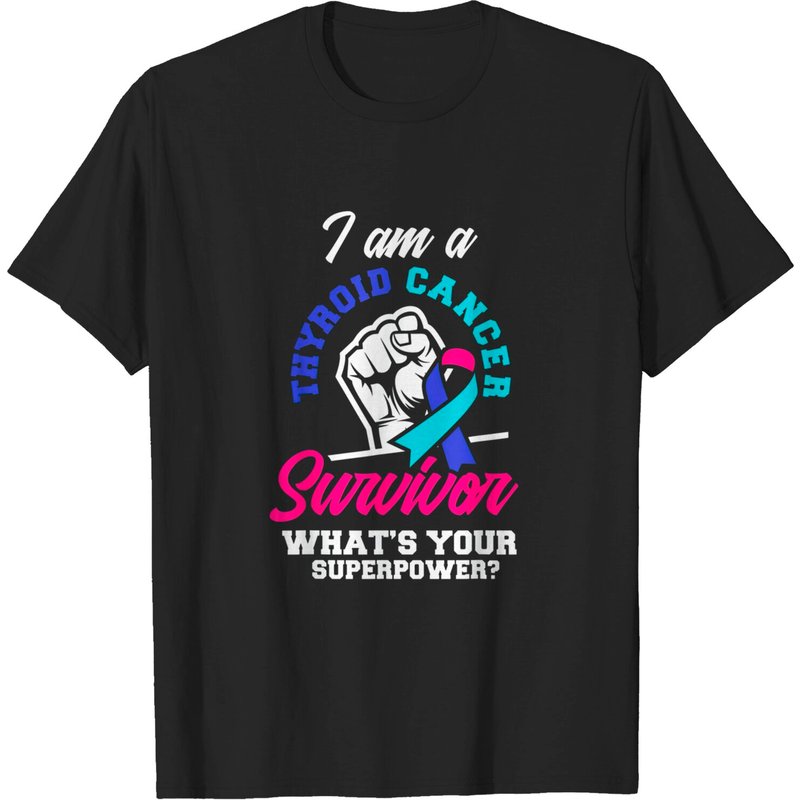 T-shirt pour hommes Survivant du cancer de la thyroïde — T-shirts pour hommes