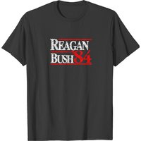 T-shirt Reagan Bush 84 pour hommes