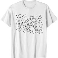 T-shirt Silhouette de Foule d'Oiseaux Volants 2 pour Hommes — T-shirts pour hommes