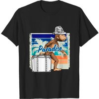 T-shirt Monkey Vacation Paradise pour hommes — T-shirts pour hommes