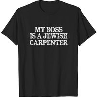 Mon Patron Est Un Charpentier Juif T-shirt pour Hommes