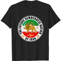 T-shirt Homme Drapeau Ancien Iran avec Lion — T-shirts pour hommes