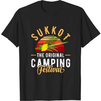 Sukkot Jewish Holiday Men's T-Shirt in Black — Mens T Shirts