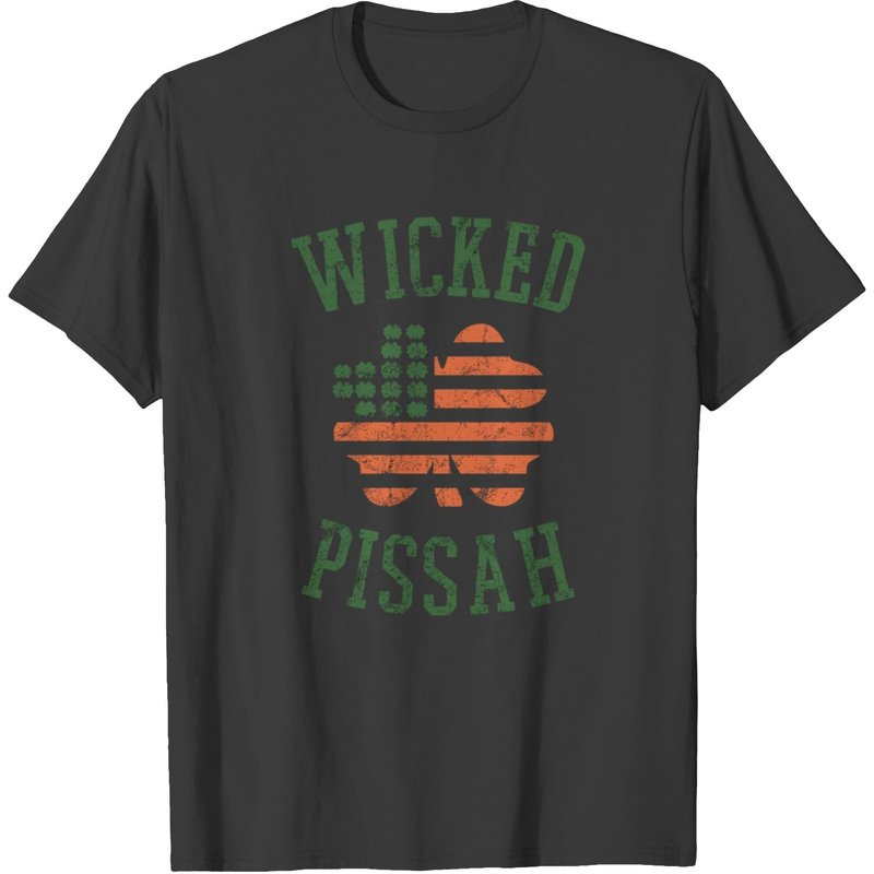 T-shirt Chance Irish Lucky Clover pour hommes Wicked Pissah — T-shirts pour hommes