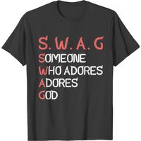 T-shirt Swag Someone Who Adores God pour hommes — T-shirts pour hommes