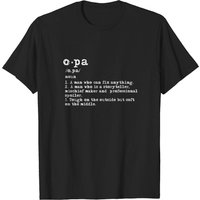 T-shirt Opa pour hommes en noir — T-shirts pour hommes