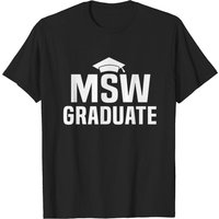 T-shirt Msw Cadeau de Graduation Travailleur Social pour Hommes — T-shirts pour hommes