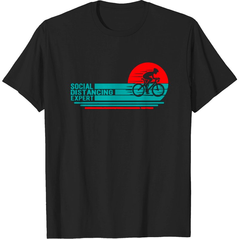 T-shirt de cyclisme Expert en distanciation sociale pour hommes — T-shirts pour hommes