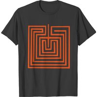 Mother Earth Or Maze - Hopi Native American Symbol T-Shirt for Men — Mens T Shirts