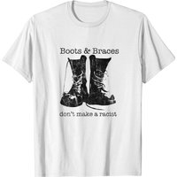 Boots & Braces Graphic Skinhead Design T-Shirt for Men — Mens T Shirts