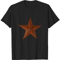 T-shirt mural Tin Star de Craft Outlet pour hommes en noir