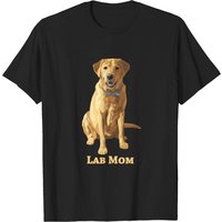 T-Shirt Lab Mom pour Amoureux de Labrador Retriever
