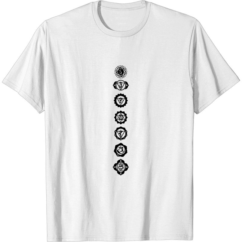 T-shirt Chakras pour hommes