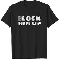 Lock Him Up - In A Cage Men's T-Shirt — Mens T Shirts