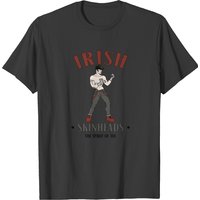 T-shirt pour hommes Trojan Skinhead avec impression Irish Skinheads