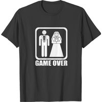 Man Game Over T-Shirt for Men in Black — Mens T Shirts