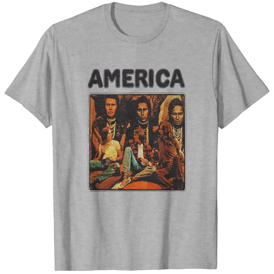 America 1971 Band T-Shirt for Men — Mens T Shirts