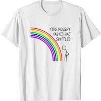 T-shirt Skittles Ne Goûtent Pas Comme Un Arc-en-Ciel Pour Hommes — T-shirts pour hommes